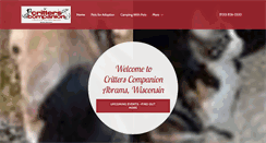 Desktop Screenshot of critterscompanion.org
